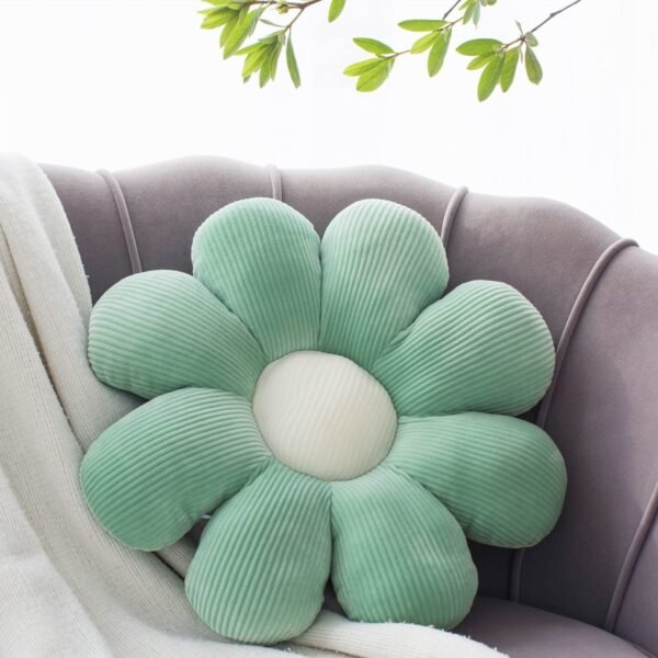 Flower Shaped Throw Pillow