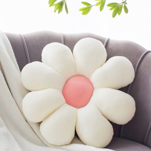 Flower Shaped Throw Pillow