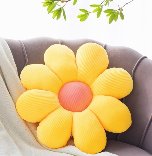 Flower Shaped Throw Pillow