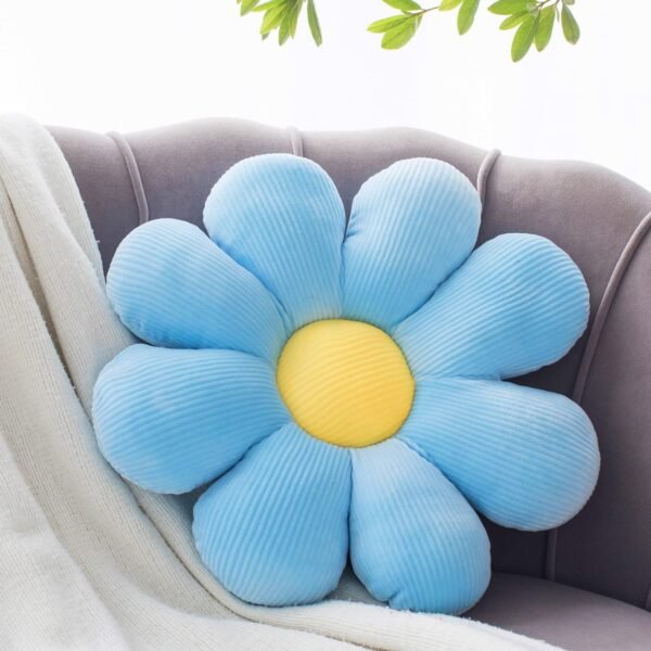 Flower Shaped Throw Pillow